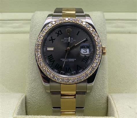 rolex datejust 41 diamanti|rolex datejust 41mm diamond bezel.